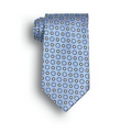 Light Blue Ellison Bay Woven Silk Tie